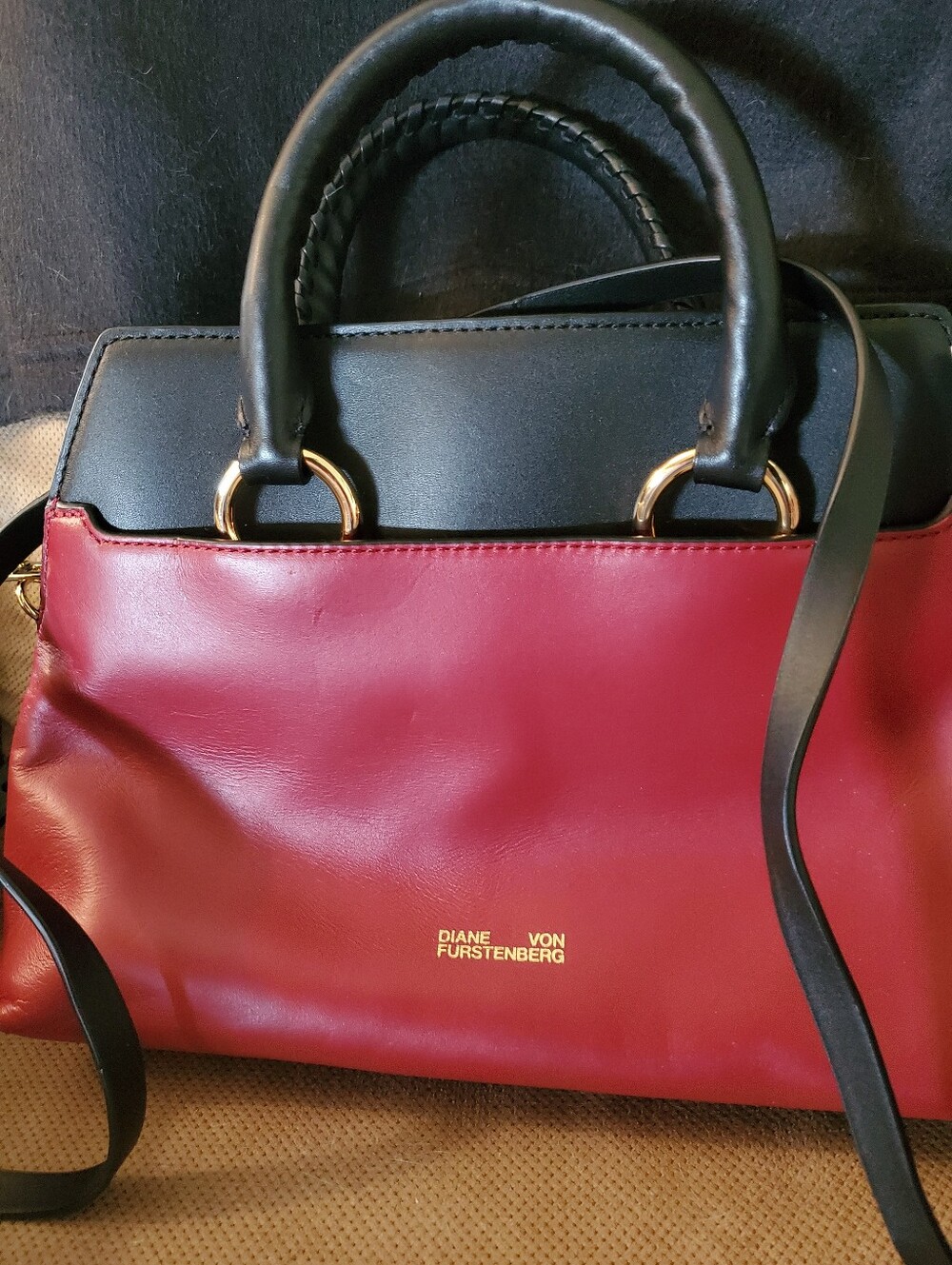 Diane Von Furstenberg Satchel With Crossbody Strap